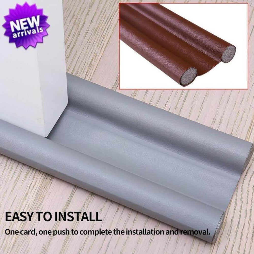 Dual-Sided Door Draft Stopper with Adjustable Foam Tubes – Effective Insulation Against Drafts, Dust, and Noise 2