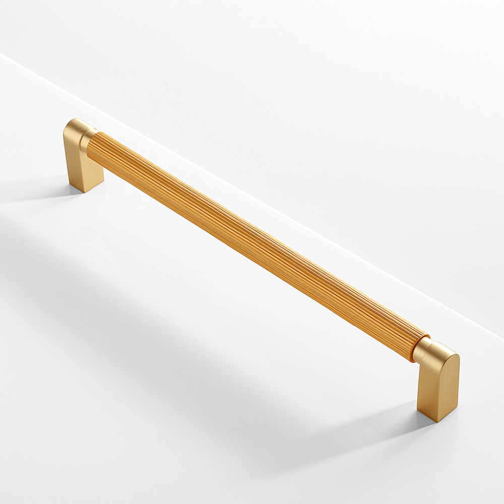 Two-Tone Aluminum Cabinet Handle – Modern Ergonomic Design for Kitchen and Bathroom 10
