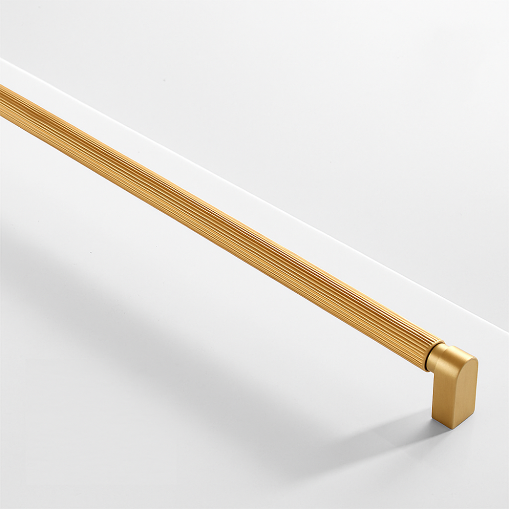 Two-Tone Aluminum Cabinet Handle – Modern Ergonomic Design for Kitchen and Bathroom 11