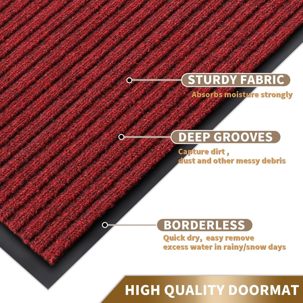 Weather-Resistant Door Mat for Indoor and Outdoor Use - Durable, Non-Slip, Easy to Clean 3