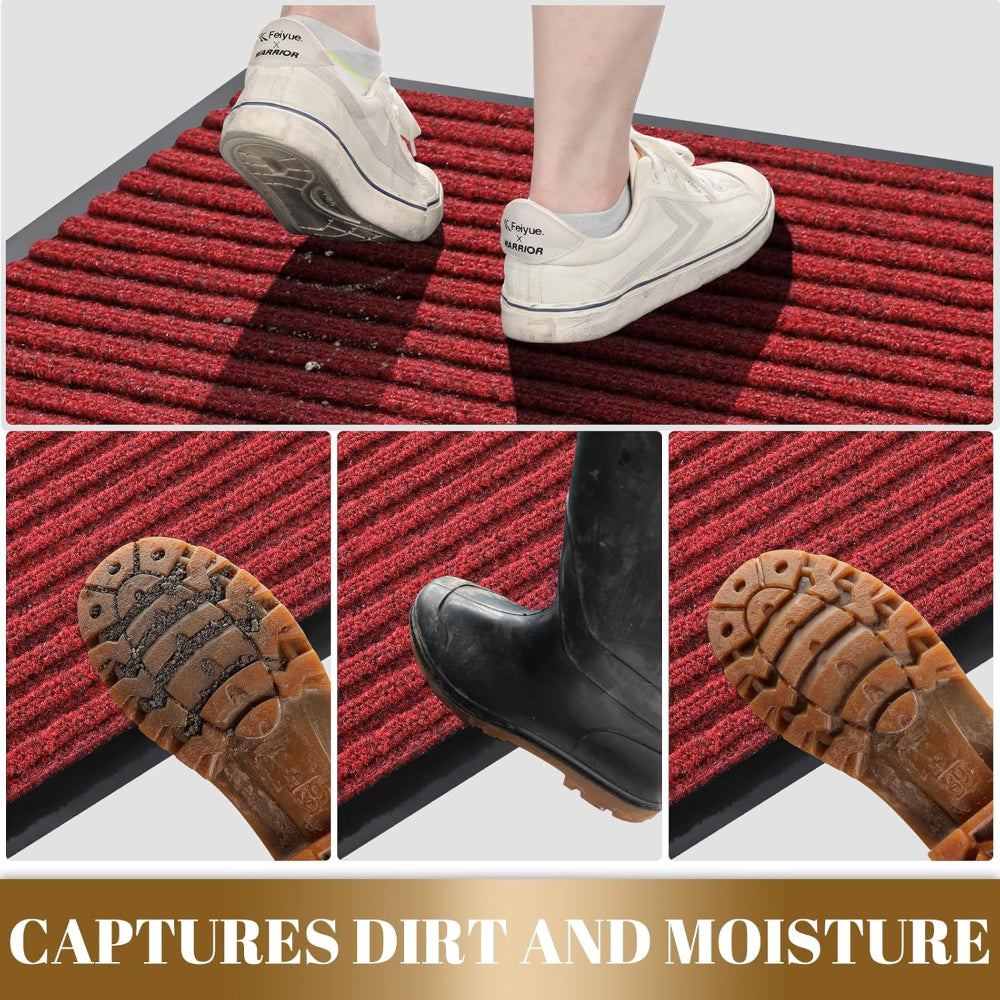 Weather-Resistant Door Mat for Indoor and Outdoor Use - Durable, Non-Slip, Easy to Clean 4