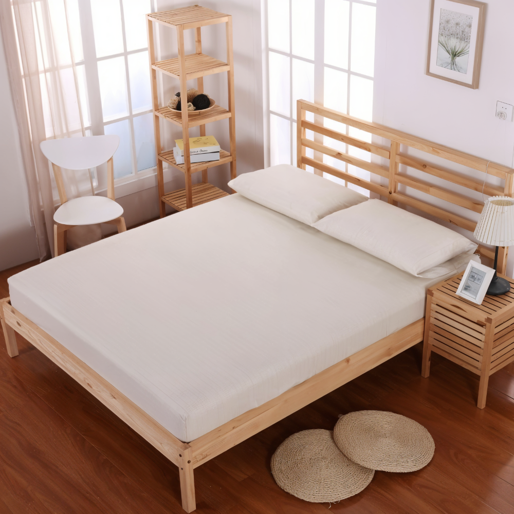 Premium Conductive Grounding Sheet – Antimicrobial Cotton Fitted Bed Sheet for Enhanced Sleep Quality 1