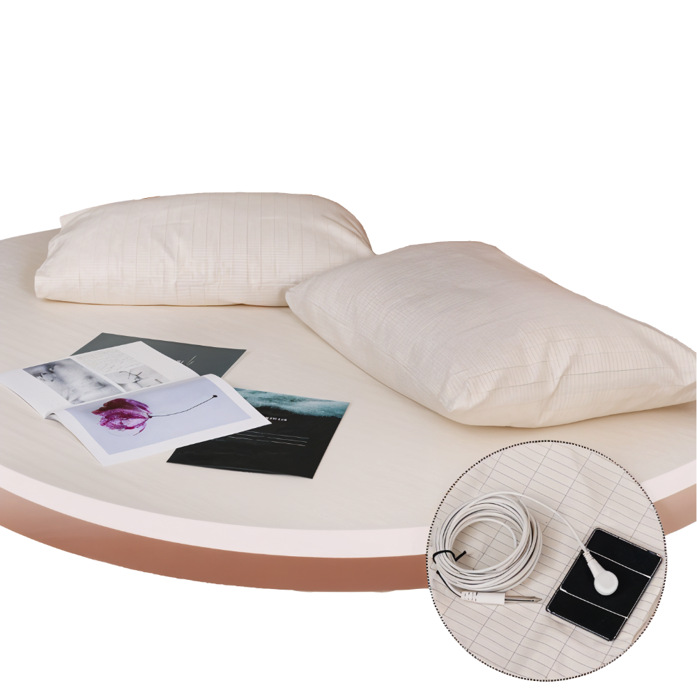 Premium Conductive Grounding Sheet – Antimicrobial Cotton Fitted Bed Sheet for Enhanced Sleep Quality 10