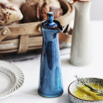 Elegant Glass Olive Oil Dispenser Bottle with Drip-Free Spout – Eco-Friendly Kitchen Accessory for Oils and Vinegar 3