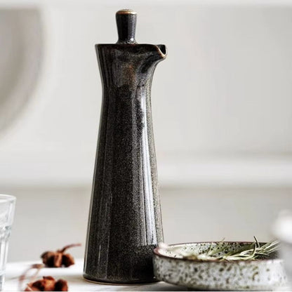 Elegant Glass Olive Oil Dispenser Bottle with Drip-Free Spout – Eco-Friendly Kitchen Accessory for Oils and Vinegar 6