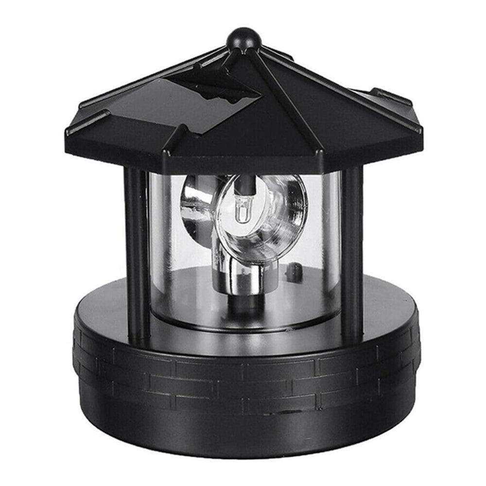 Solar LED Lighthouse Outdoor Lamp – 360° Rotating Solar Lights for Garden and Patio – Weatherproof Design, Wireless and Portable 6