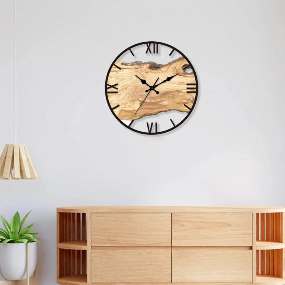 Transparent Acrylic Wall Clock – Modern 30cm Timepiece for Home and Office Decor 4