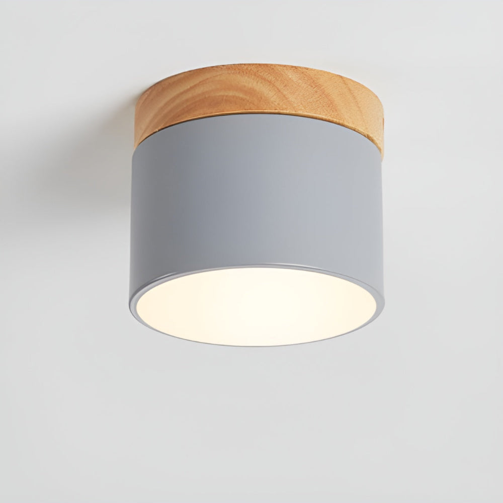Zeitgenössische Flush Mount LED-Deckenleuchte - Sanfte Beleuchtung mit nordischem Design