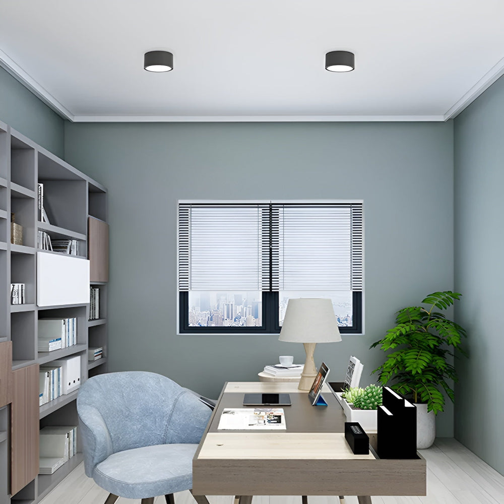 Zeitgenössische Flush Mount LED-Deckenleuchte - Sanfte Beleuchtung mit nordischem Design