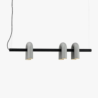 U-Shaped Linear Pendant Light with Adjustable Height – Modern Metal and Acrylic Design 4