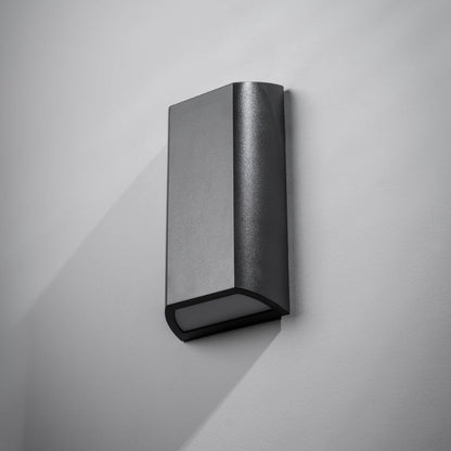 Modern Up & Down LED Outdoor Wall Light – Dark Gray Aluminum, Energy Efficient, Weather Resistant 2