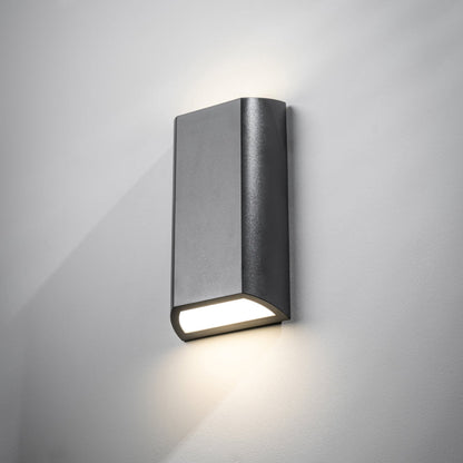 Modern Up & Down LED Outdoor Wall Light – Dark Gray Aluminum, Energy Efficient, Weather Resistant 3