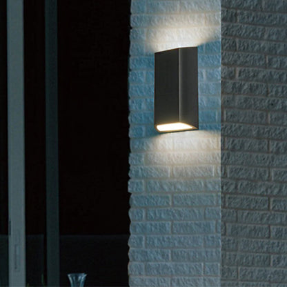 Modern Up & Down LED Outdoor Wall Light – Dark Gray Aluminum, Energy Efficient, Weather Resistant 7