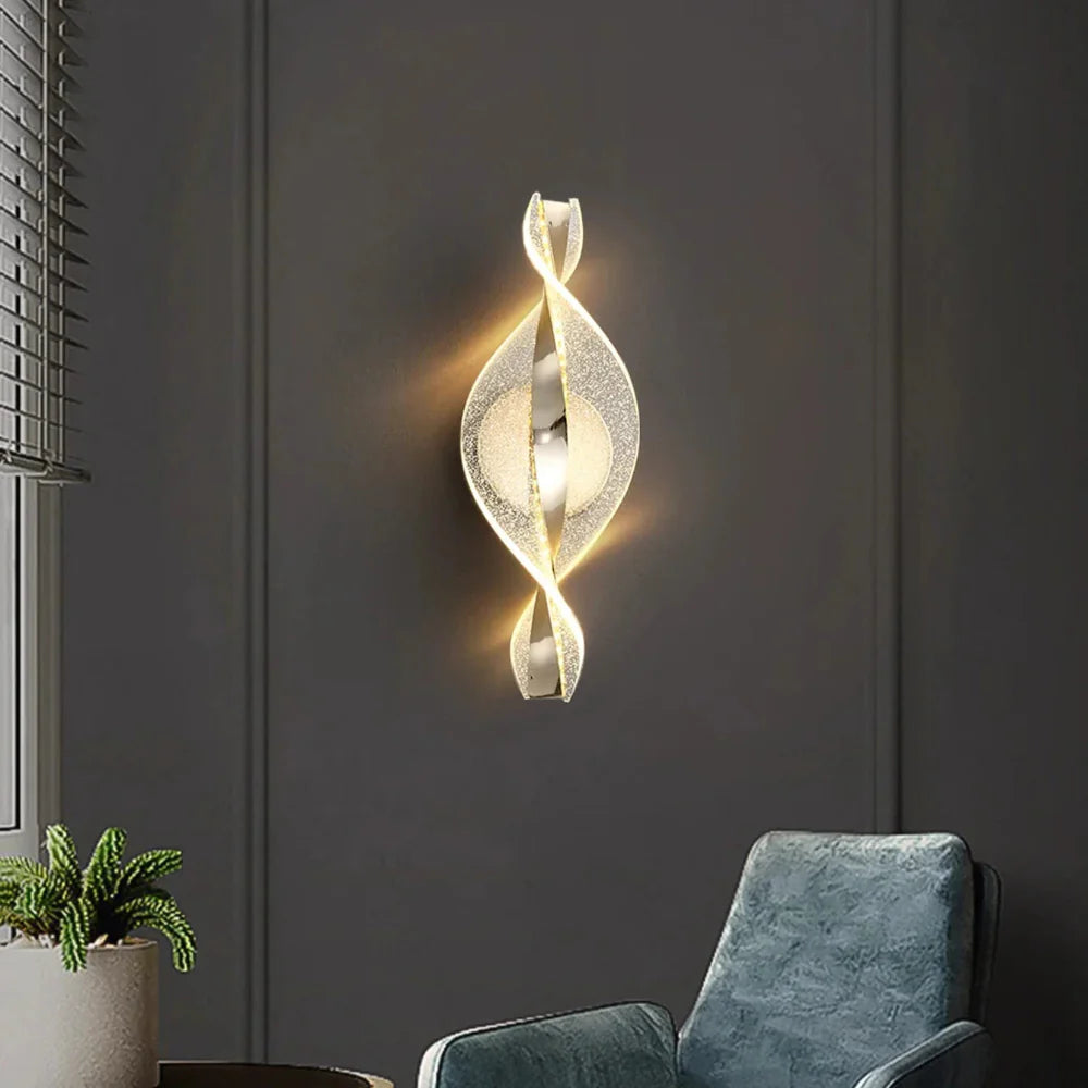 Luxurious LED Wall Light with Acrylic Design – Modern Home Lighting Fixture 9