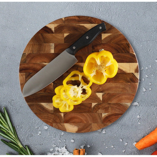 Deluxe End-Grain Cutting Board – Reversible Hardwood Design for Stylish Food Preparation 1