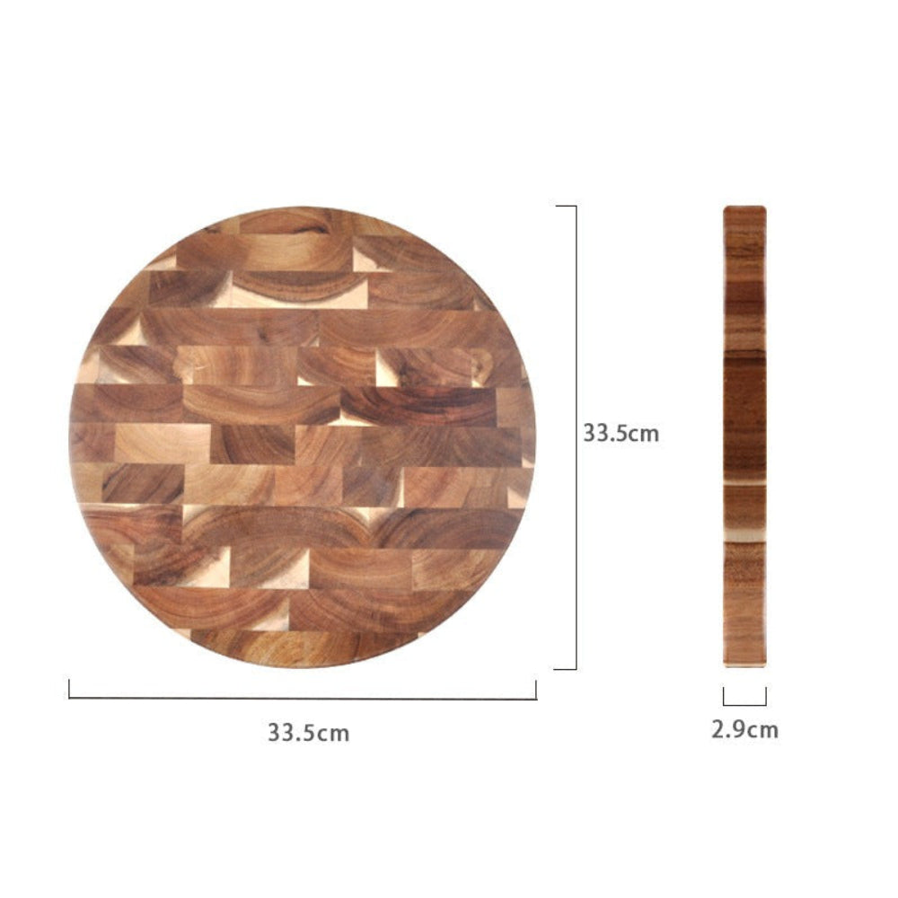 Deluxe End-Grain Cutting Board – Reversible Hardwood Design for Stylish Food Preparation 3