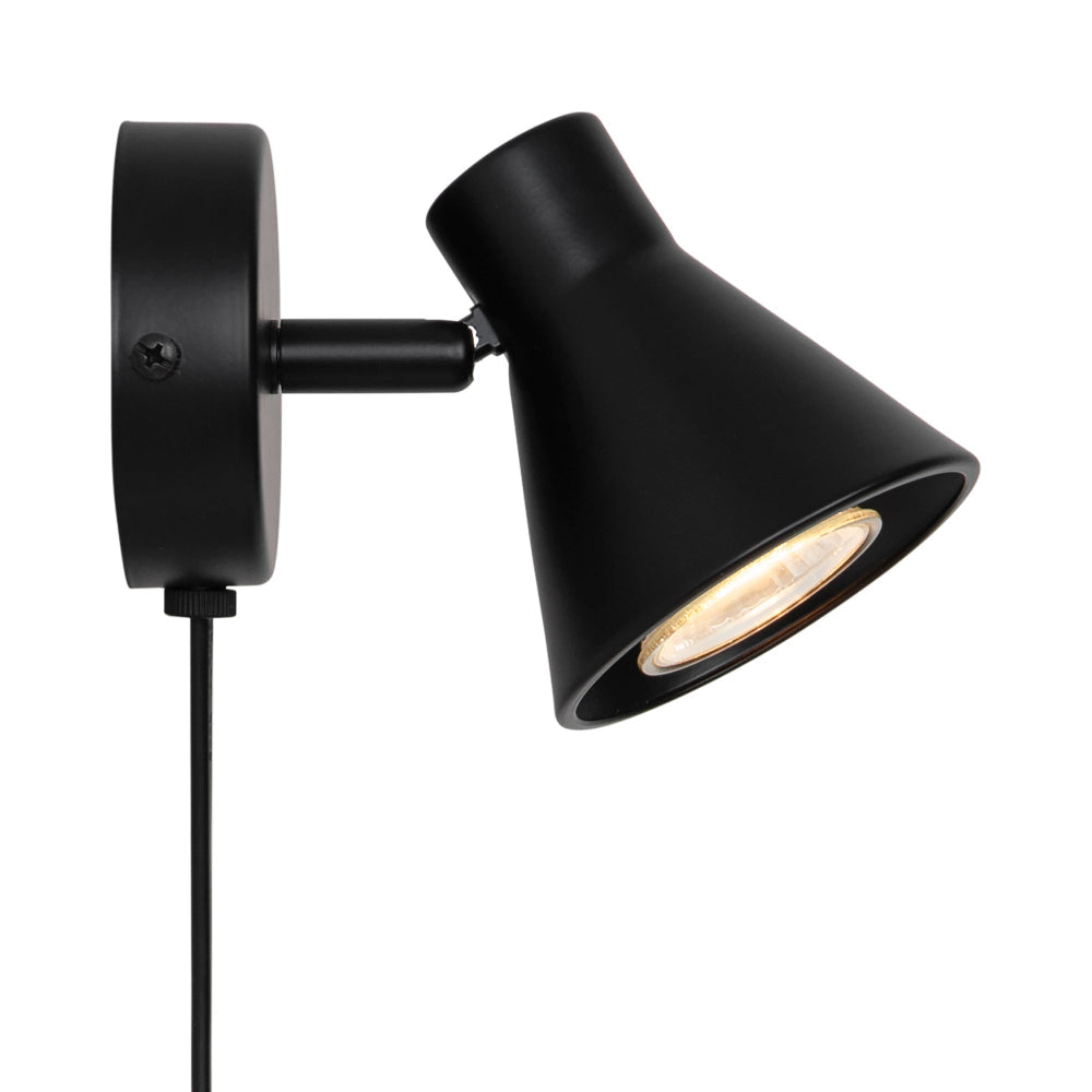 Adjustable Scandinavian Wall Spotlight with Rotatable Head – Compact Design for Task and Accent Lighting 4