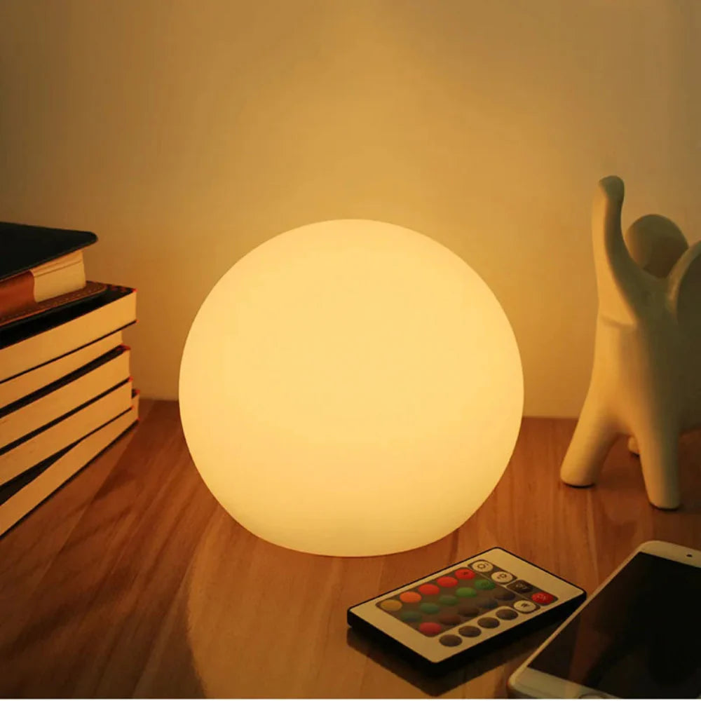 Color-Changing LED Mood Lamp – Wireless Rechargeable NovaBall with Remote Control 3
