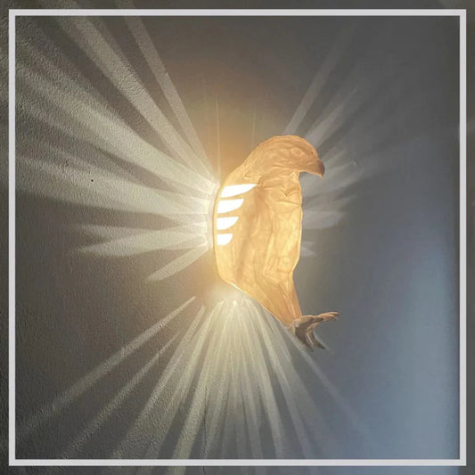 FeatherGlow Wall Night Light for Kids – Eagle and Owl Designs with Soft LED Glow 1