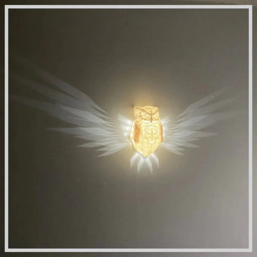 FeatherGlow Wall Night Light for Kids – Eagle and Owl Designs with Soft LED Glow 12