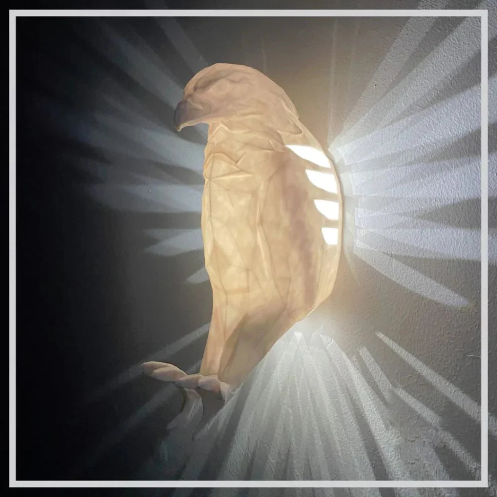 FeatherGlow Wall Night Light for Kids – Eagle and Owl Designs with Soft LED Glow 5