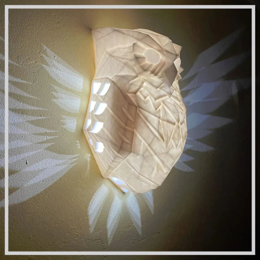 FeatherGlow Wall Night Light for Kids – Eagle and Owl Designs with Soft LED Glow 7