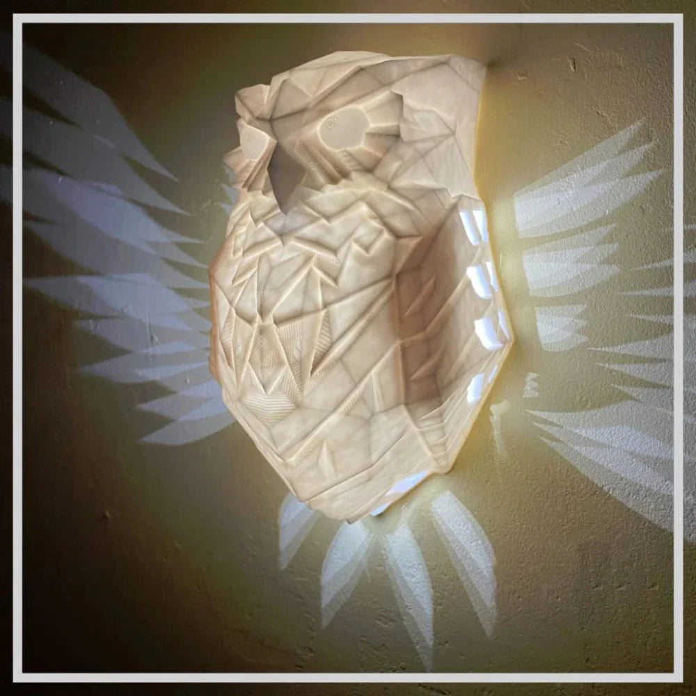 FeatherGlow Wall Night Light for Kids – Eagle and Owl Designs with Soft LED Glow 8