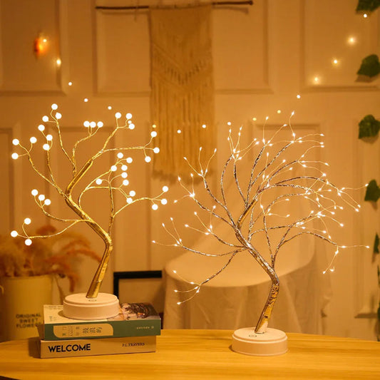 Magical LED Tree Lamp with Adjustable Branches – Enchanting Home Decor for Cozy Spaces 1