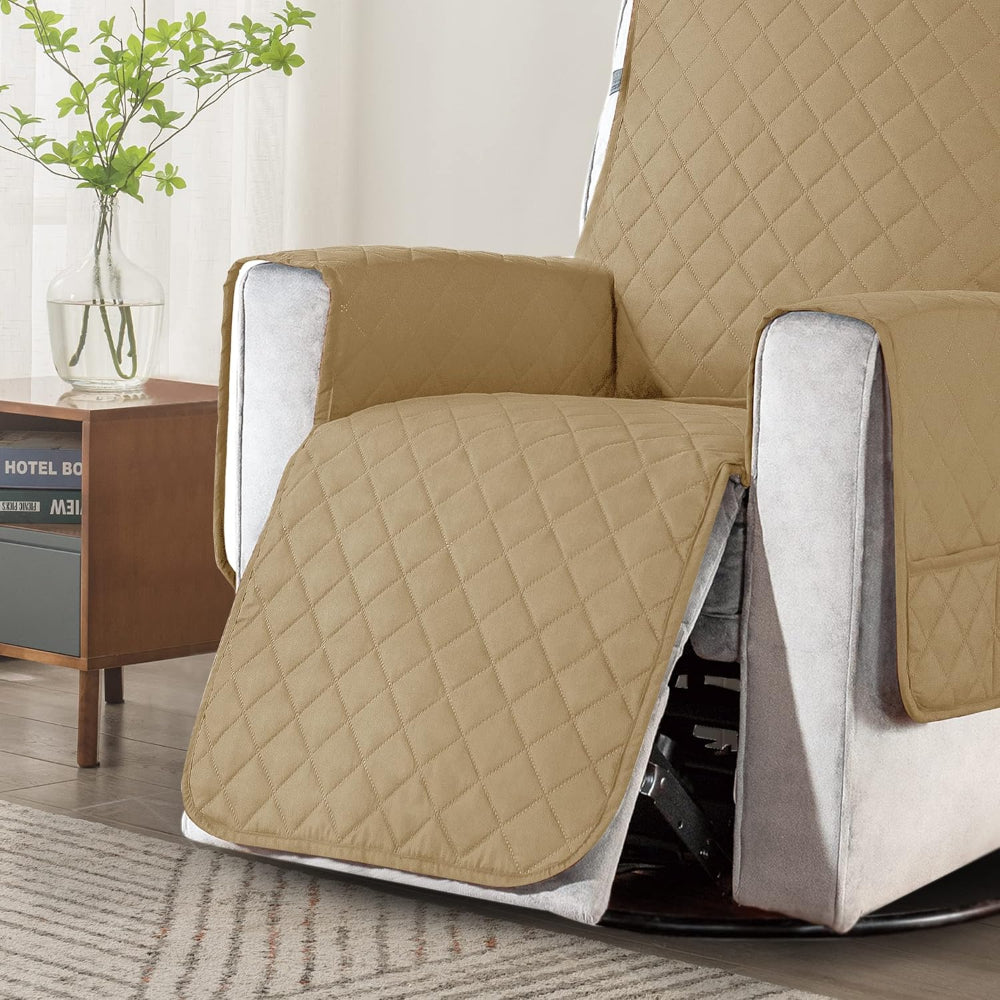 Stretch Armchair Cover - 4-Way Stretch Fabric, Slip-Resistant, Machine Washable, Fits Most Standard Chairs 5