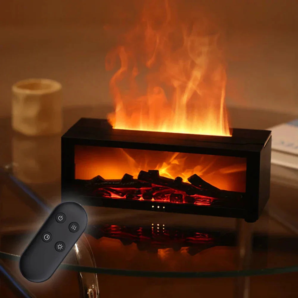 4-in-1 Humidifier and LED Flame Lamp – Soothing Air and Realistic Fire Effect 6
