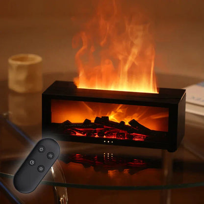 4-in-1 Humidifier and LED Flame Lamp – Soothing Air and Realistic Fire Effect 6