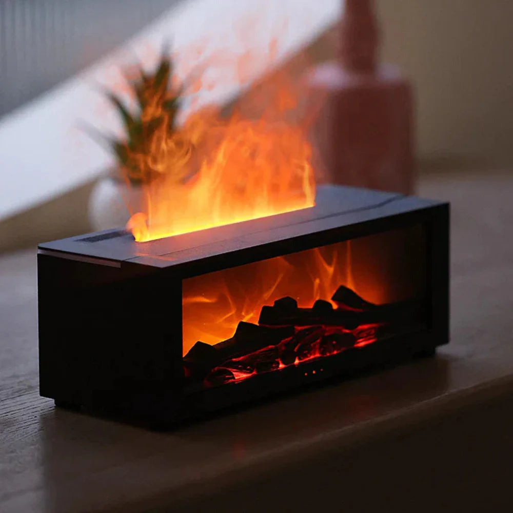 4-in-1 Humidifier and LED Flame Lamp – Soothing Air and Realistic Fire Effect 7