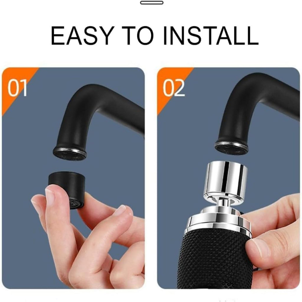 Adjustable Faucet Aerator with 3 Water Flow Modes – Versatile Kitchen and Bathroom Attachment 4