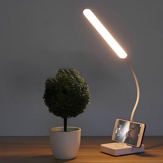 Adjustable LED Desk Lamp with USB Charging – Flexible Neck and Touch Control 1