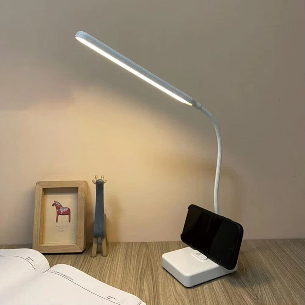 Adjustable LED Desk Lamp with USB Charging – Flexible Neck and Touch Control 8