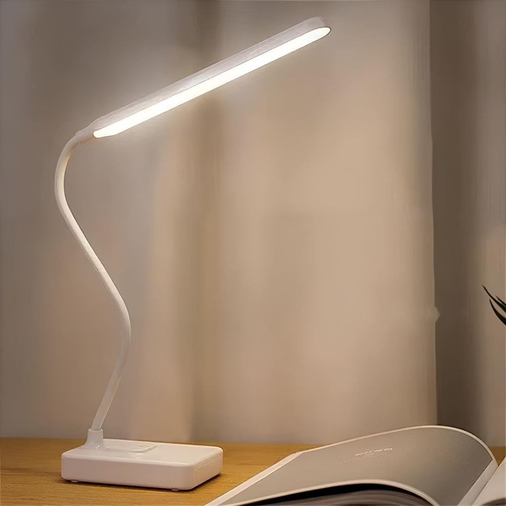 Adjustable LED Desk Lamp with USB Charging – Flexible Neck and Touch Control 9