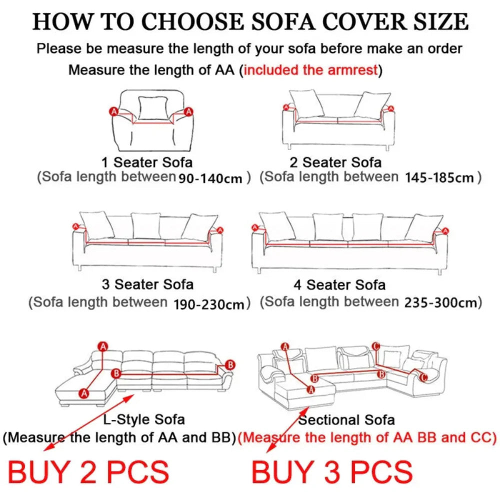 Stretch Sofa Cover for Effortless Comfort – Ultra-Stretch Fit, Machine Washable, Available in Modern Colors 16