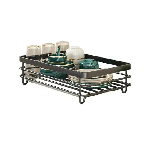 Adjustable Stainless Steel Clothes Drying Rack for Sink and Countertop – Space-Saving Kitchen Laundry Rack 1