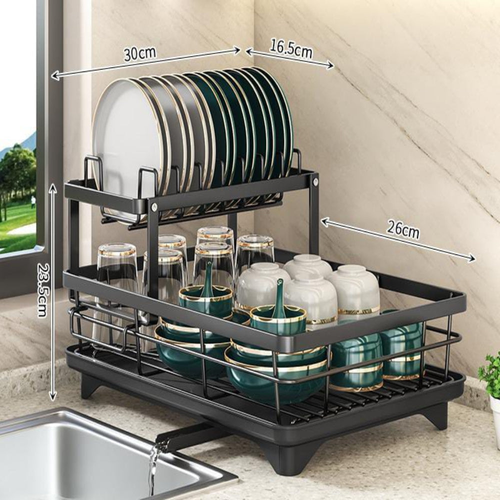 Adjustable Stainless Steel Clothes Drying Rack for Sink and Countertop – Space-Saving Kitchen Laundry Rack 10