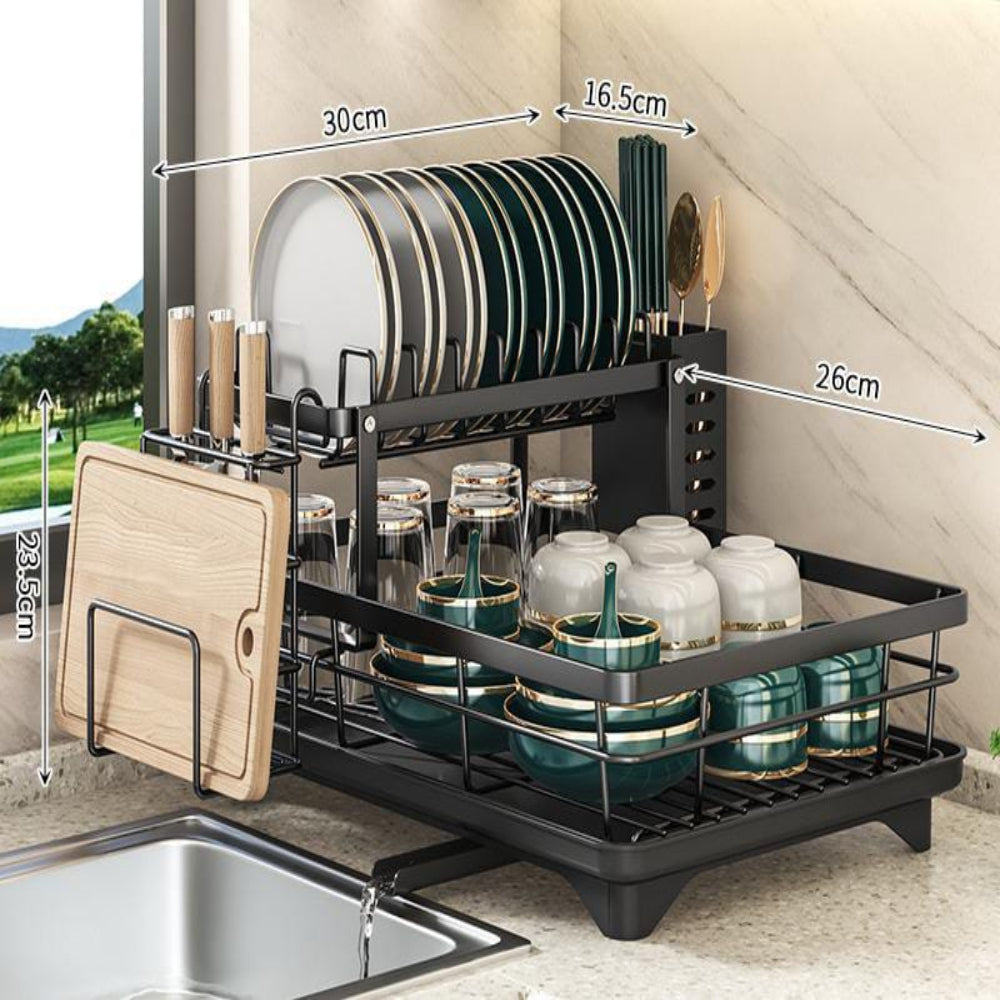 Adjustable Stainless Steel Clothes Drying Rack for Sink and Countertop – Space-Saving Kitchen Laundry Rack 11
