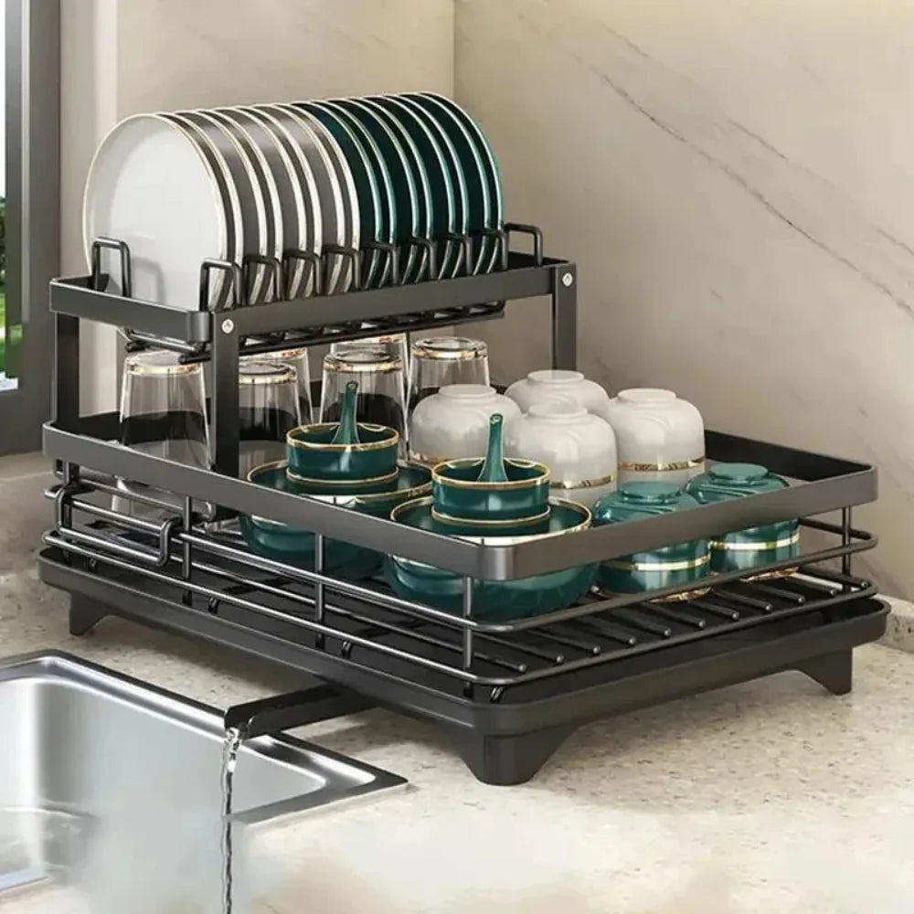 Adjustable Stainless Steel Clothes Drying Rack for Sink and Countertop – Space-Saving Kitchen Laundry Rack 3