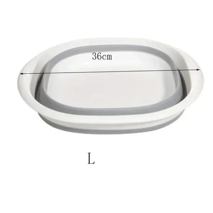 Collapsible Silicone Washing Basin for Kitchen and Outdoor Use – Space-Saving Design 9