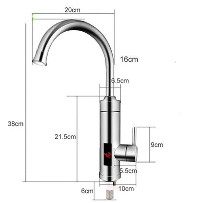 Intelligent Electric Kitchen Faucet with Touchless Control and Built-in Water Heater 4