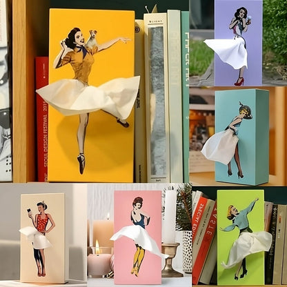 Flying Skirt Tissue Box – Unique and Playful Design for Home and Office 7