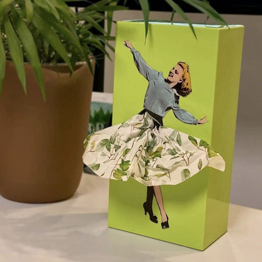 Flying Skirt Tissue Box – Unique and Playful Design for Home and Office 1