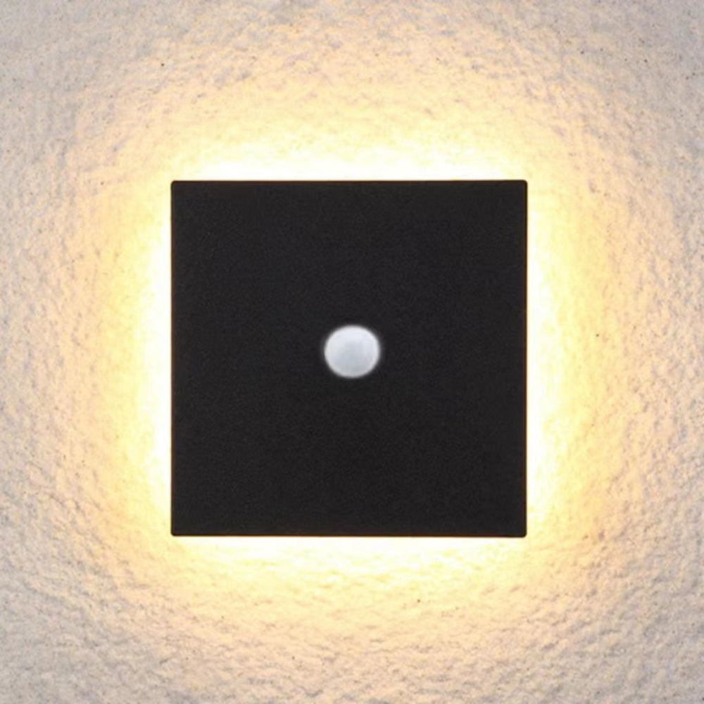 Modern LED Wall Light - Slim Aluminum Fixture in Round or Square Design for Ambient Lighting 6
