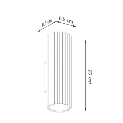 Modern White Wall Light Sconce with Adjustable GU10 Fixtures – Minimalist Design for Any Room, Ideal for Living Room and Hallway 7