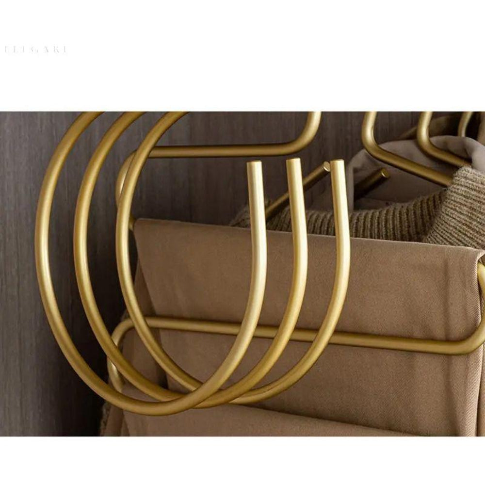 Space-Saving S-Shaped Hangers Set - Durable Metal Clothes Organizers for Pants, Scarves, and Towels 5