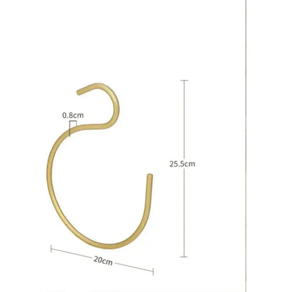 Space-Saving S-Shaped Hangers Set - Durable Metal Clothes Organizers for Pants, Scarves, and Towels 9