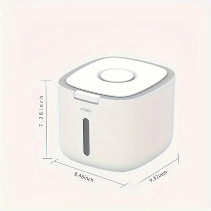 Airtight Dog Food Storage Container with Measuring Cup – 4-5L and 9-10L Sizes, Keeps Food Fresh and Dry, Stackable Pet Food Bin 2